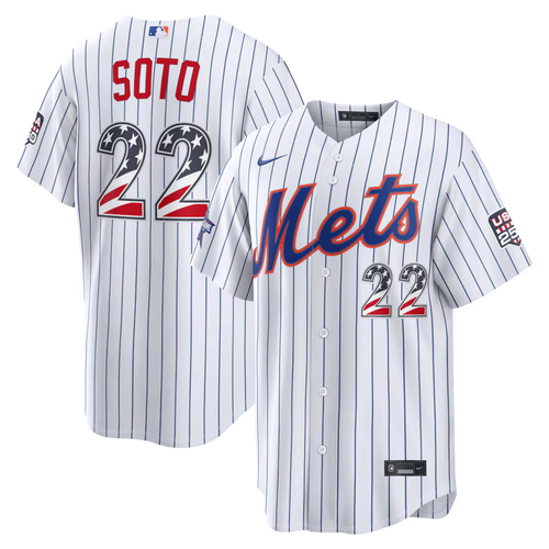 2026 All-Star Edition Stars & Stripes New York Mets Juan Soto Stadium Jersey - White