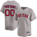 Custom Boston Red Sox Away Jersey - Gray