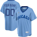 Custom Chicago Cubs 1978 Cooperstown Jersey - Light Blue
