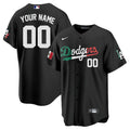 Custom Los Angeles Dodgers Mexico Jersey - Black