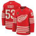Moritz Seider Detroit Red Wings Centennial Premium Jersey - Red