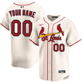 Custom St. Louis Cardinals Alternate Jersey - Cream