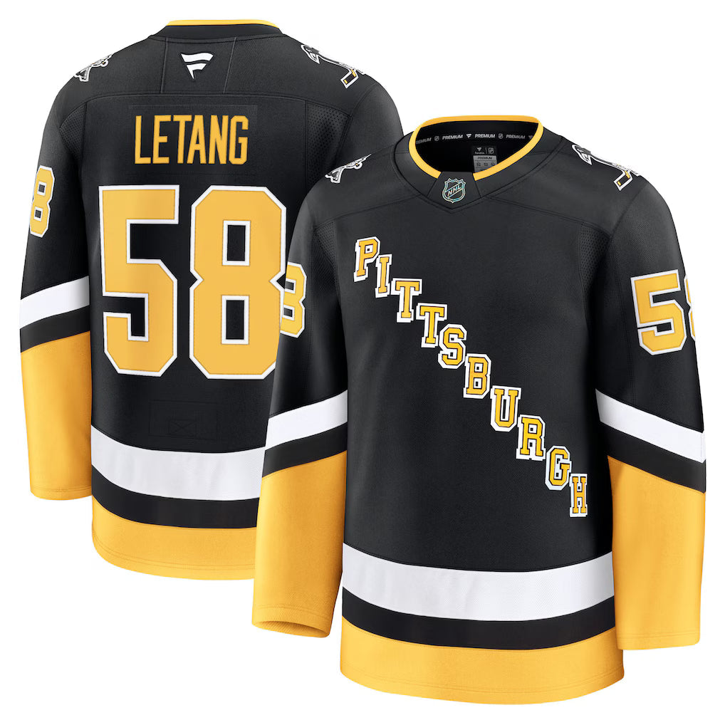 Kris Letang Pittsburgh Penguins Alternate Premium Jersey - Black