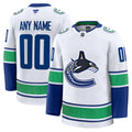 Custom Vancouver Canucks Away Premium Jersey - White