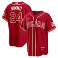 Brandon Nimmo Texas Rangers 2026 City Connect Stadium Jersey - Red
