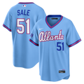 Chris Sale Atlanta Braves 2026 City Connect Stadium Jersey - Powder Blue