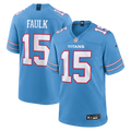 Keldric Faulk Tennessee Titans 2026 NFL Draft First Round Pick No. 31 Jersey - Light Blue