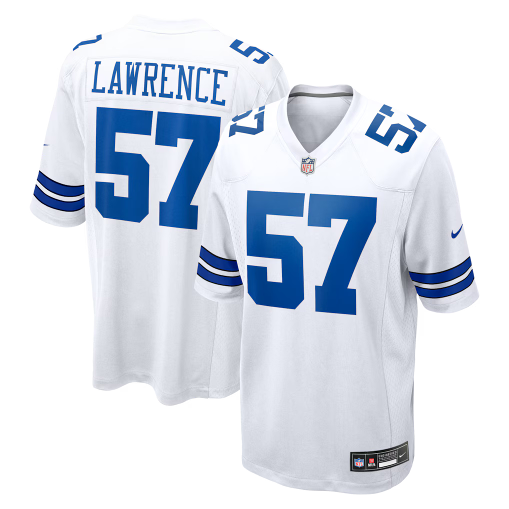 Malachi Lawrence Dallas Cowboys 2026 NFL Draft First Round Pick No. 20 Jersey - White