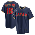 Shohei Ohtani Japan Baseball 2026 World Baseball Classic Road Stadium Jersey - Navy